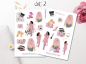 Preview: Girls Pink Sticker Set